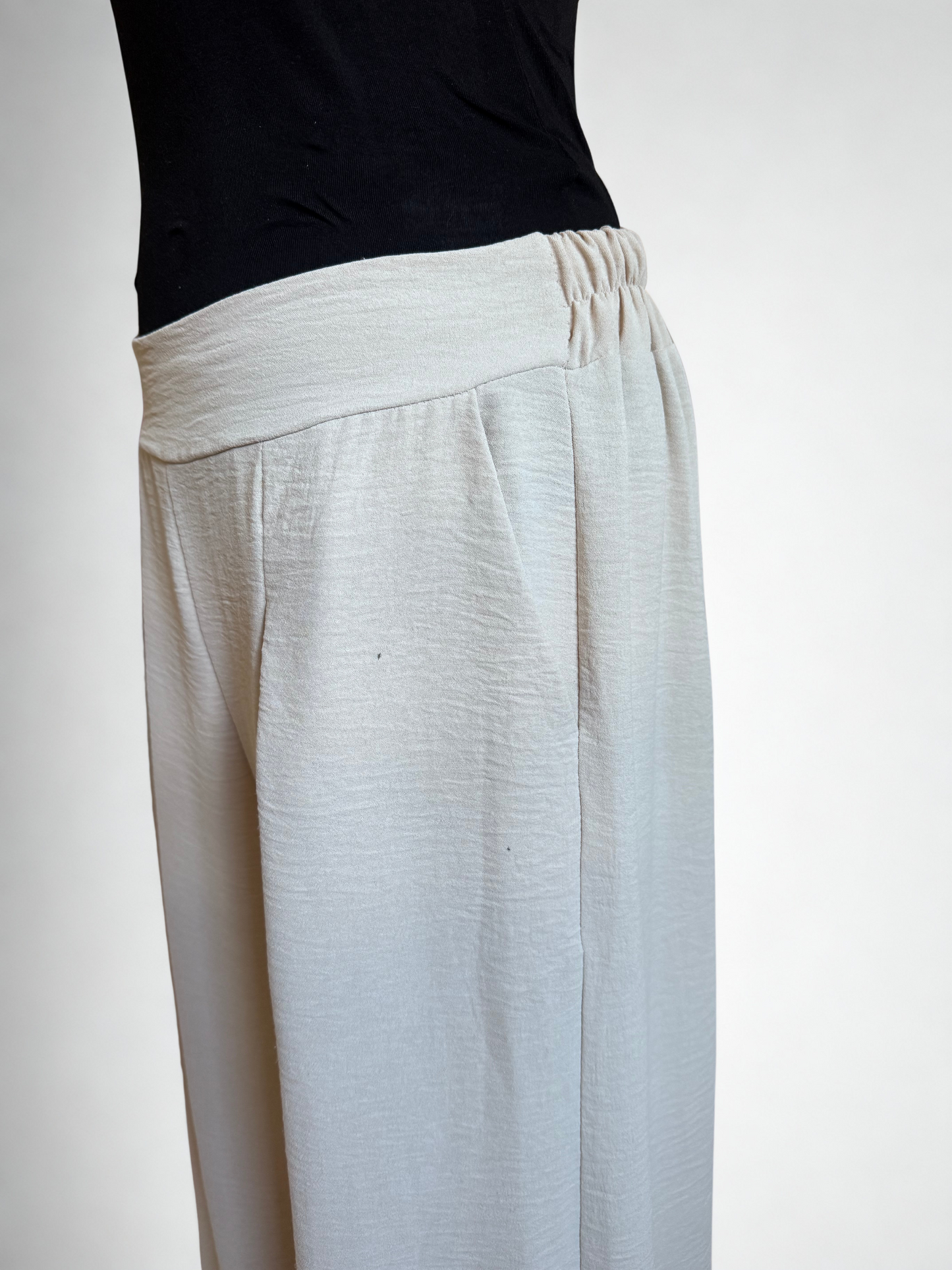 Zwillingsherz fließende Hose - Wide Leg