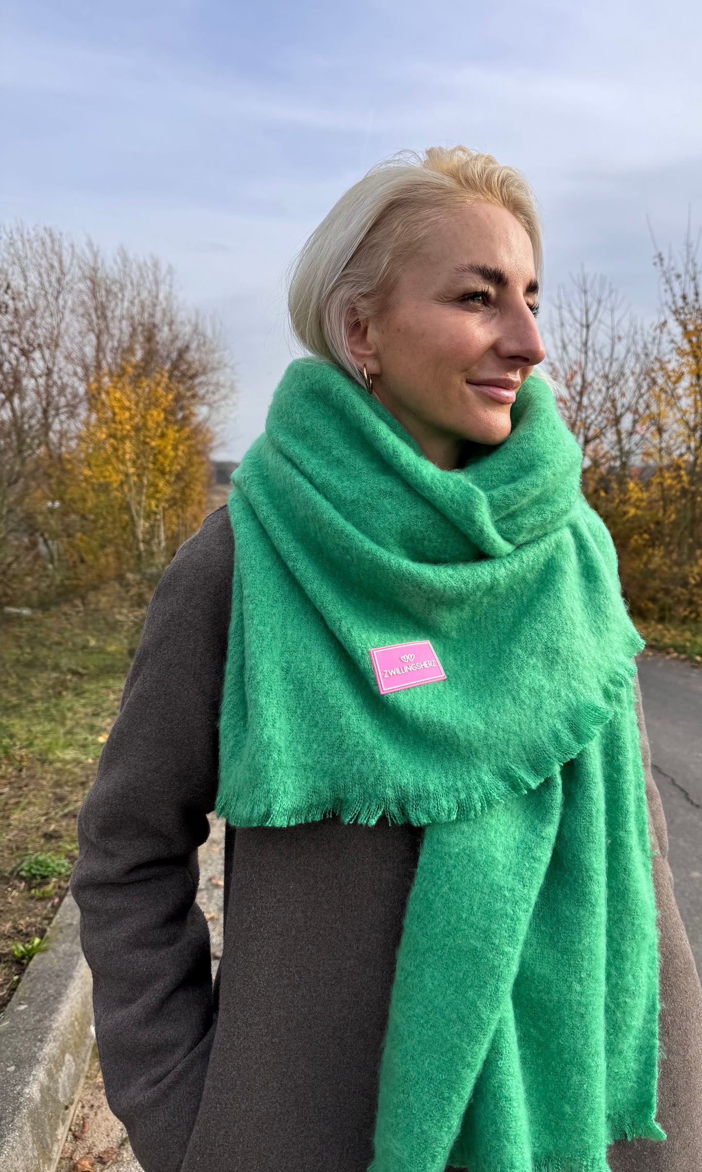 Zwillingsherz XXL-Kuschelschal