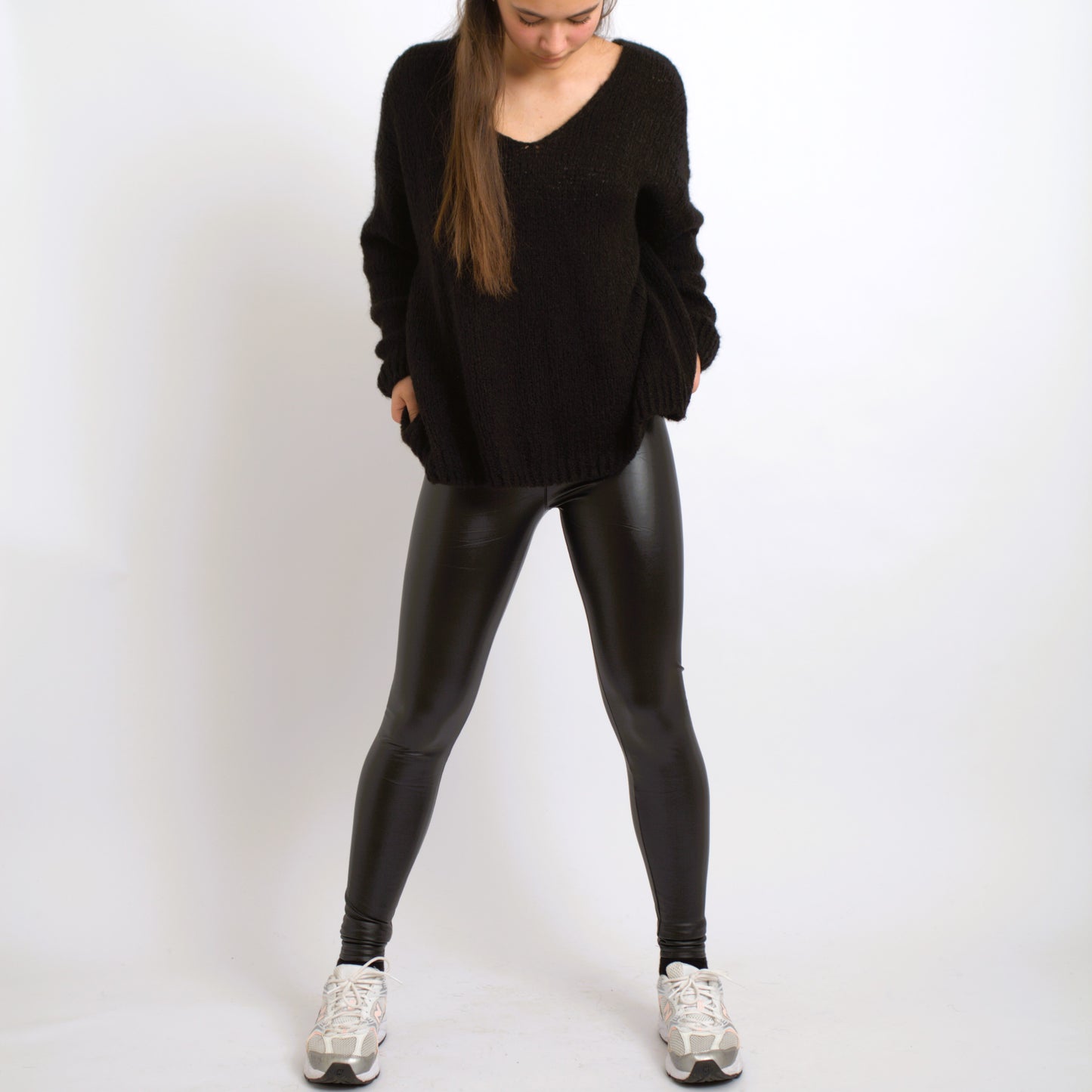 Sleek Leather Leggings