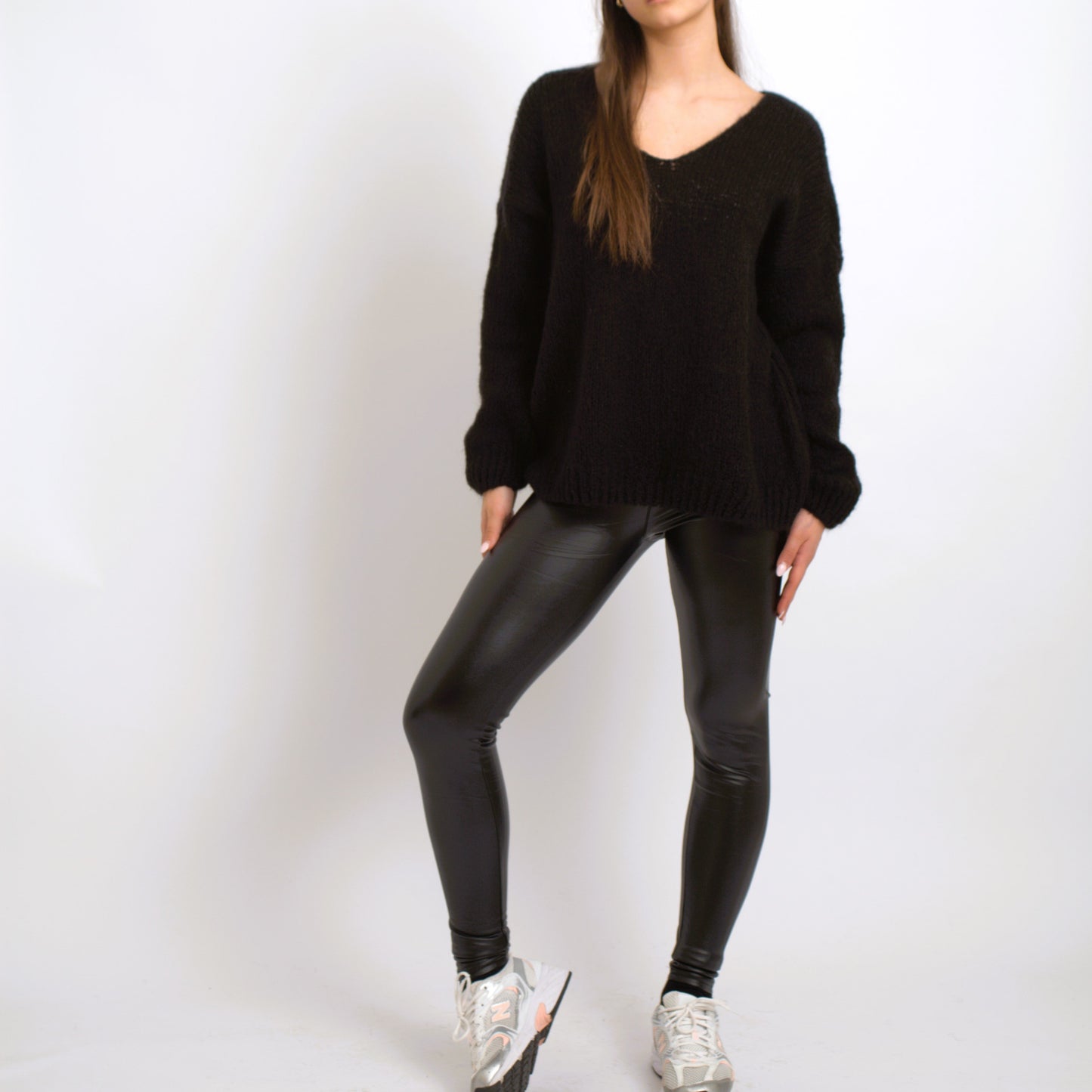 Sleek Leather Leggings