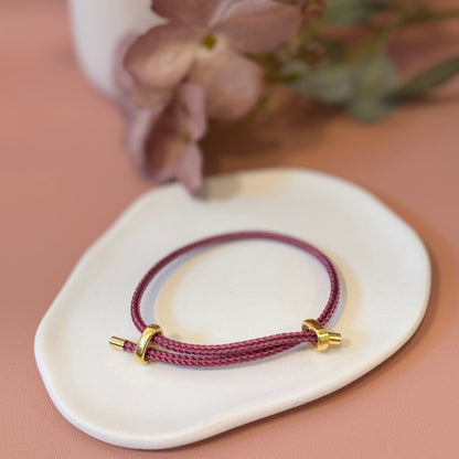 Geflochtenes Stahlarmband