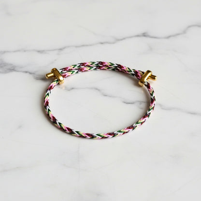 Geflochtenes Stahlarmband