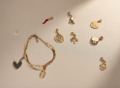 Mona-me Style Set - Signature Kette + Charmarmband