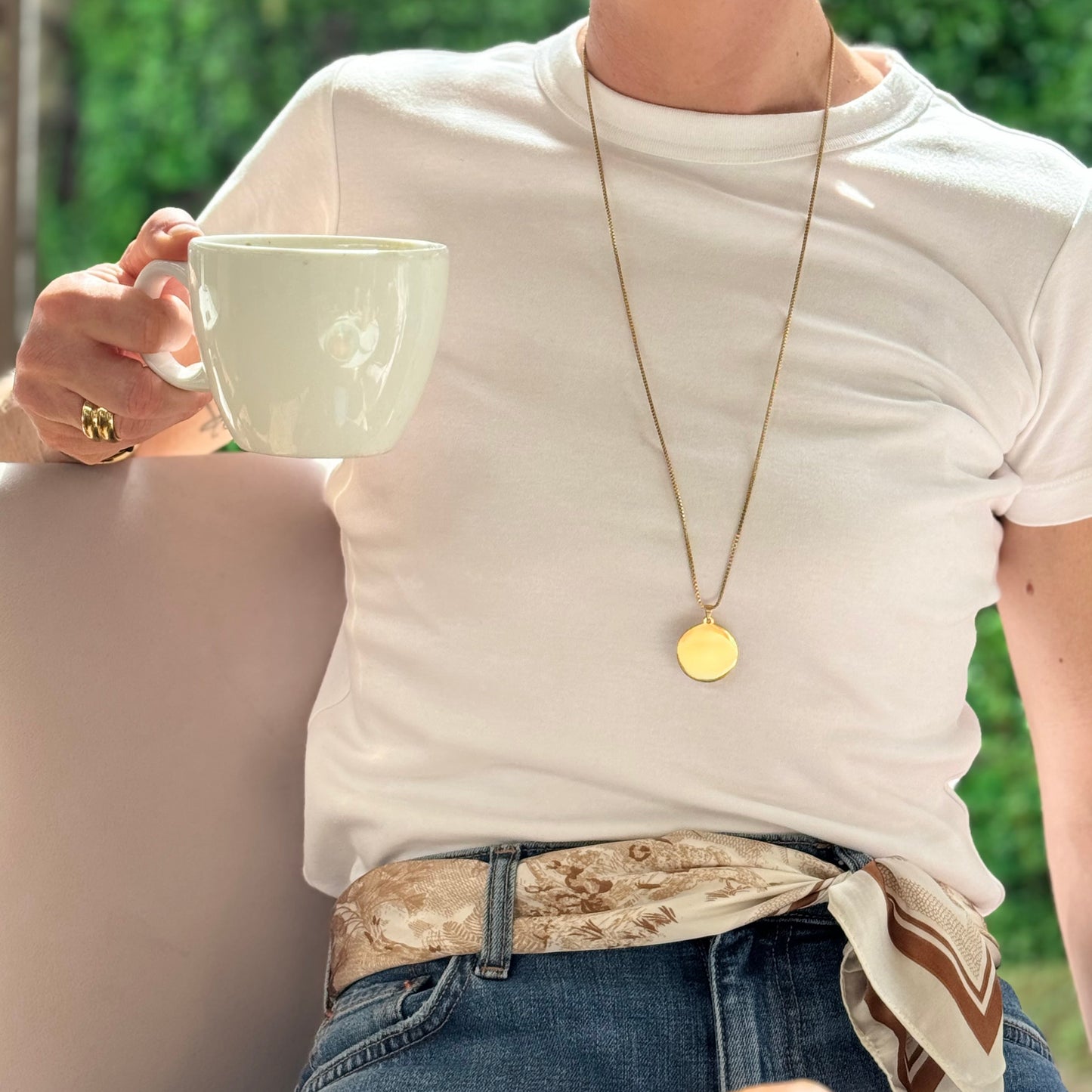 Amie Signature Kette 75 cm mit Medaillon