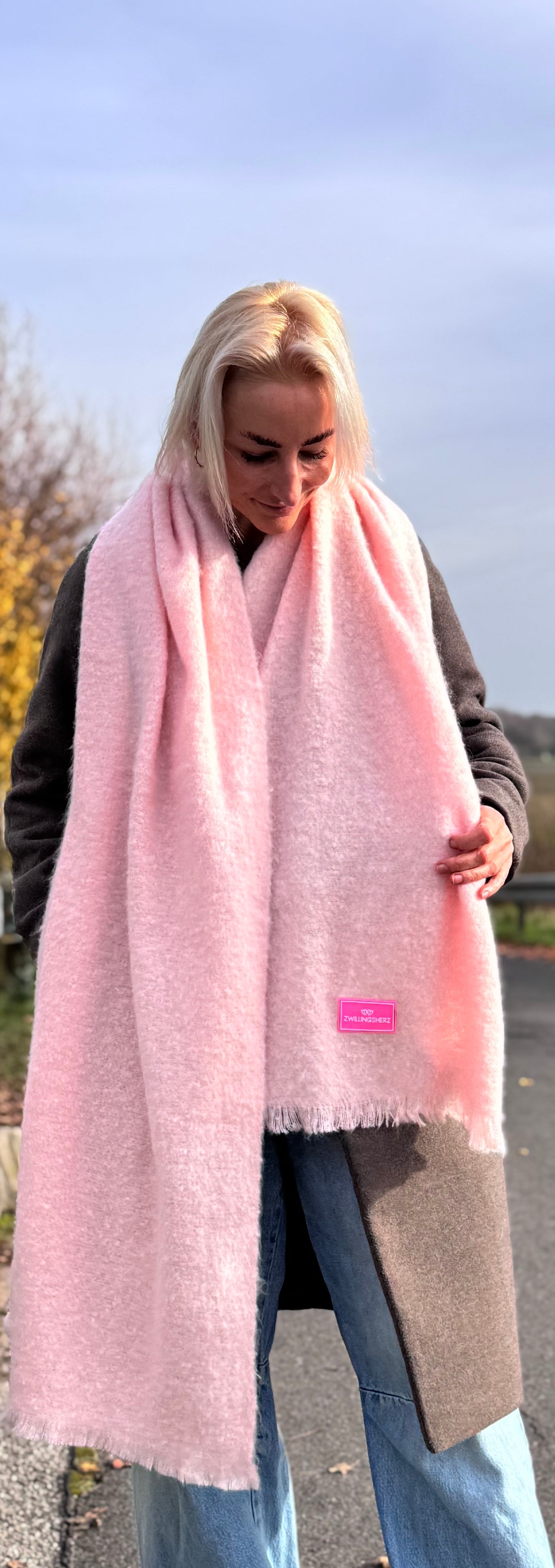 Zwillingsherz XXL-Kuschelschal