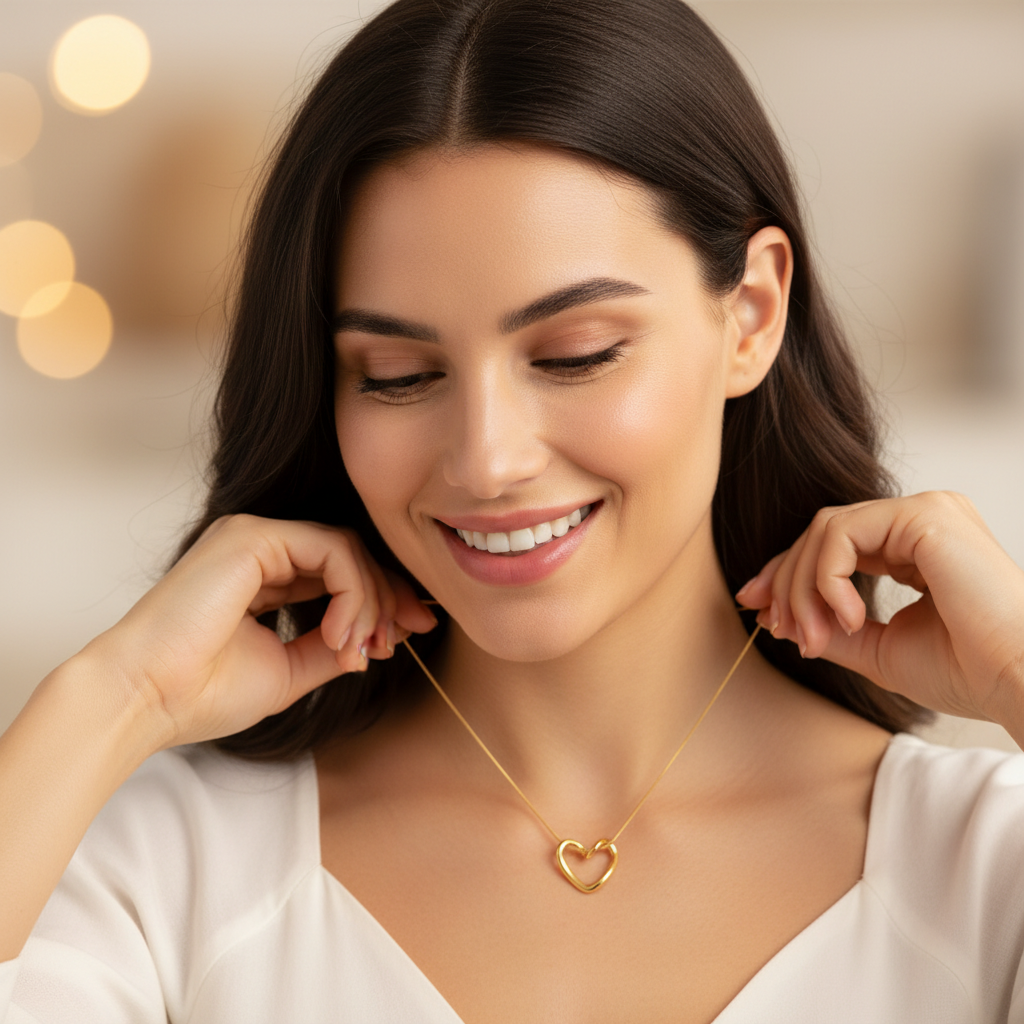 Kette mit Herzanhänger