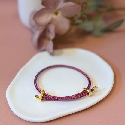 Geflochtenes Stahlarmband