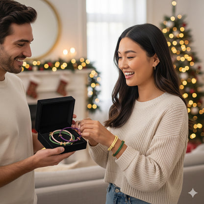 Geflochtenes Stahlarmband