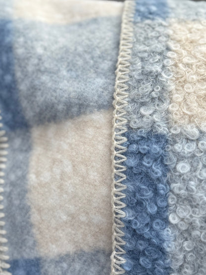 Zwillingsherz Schal Karo & Teddy