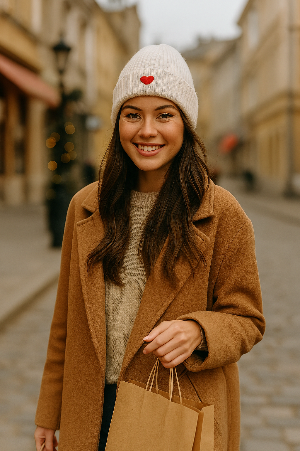 Zwillingsherz Kaschmir Mütze