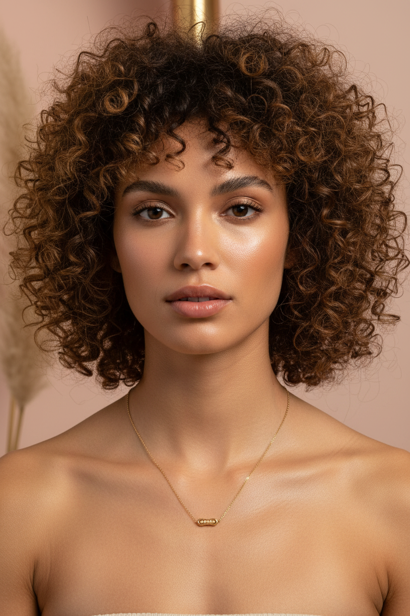 Minimalistische Halskette mit Edelstein-Anhänger