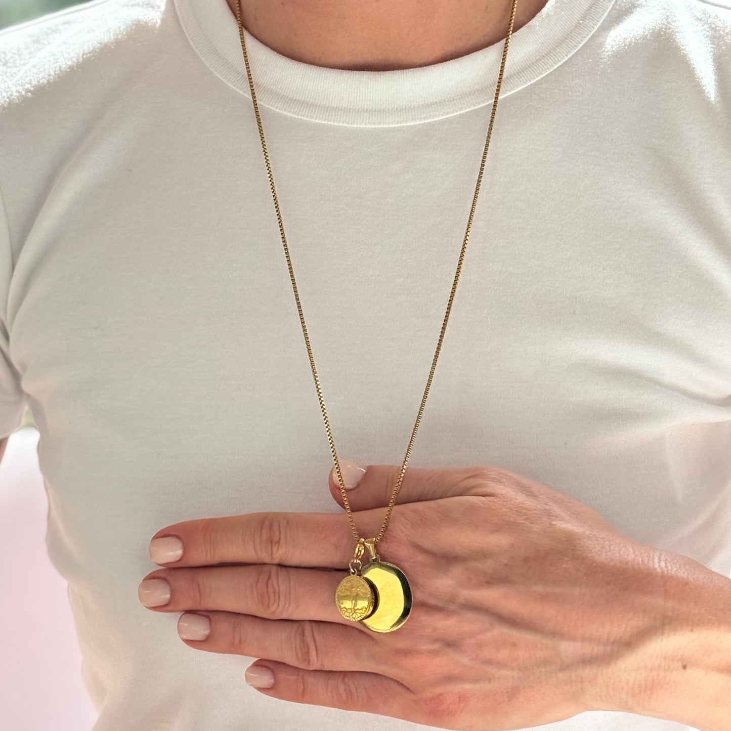 Amie Signature Kette 75 cm mit Medaillon