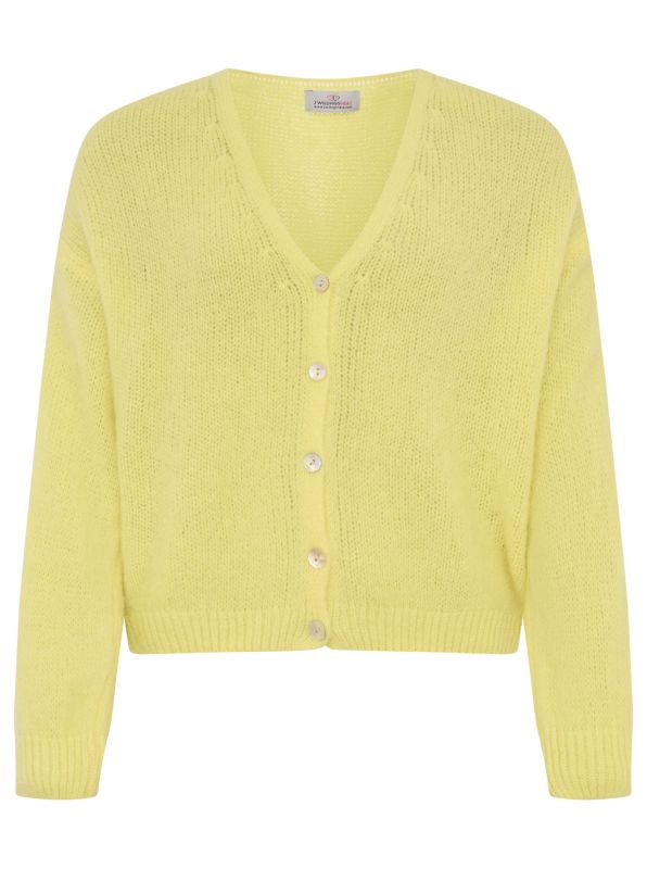 Zwillingsherz Cardigan Lemon