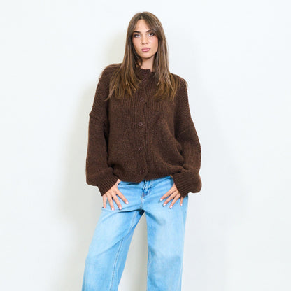 Oversize Strickjacke