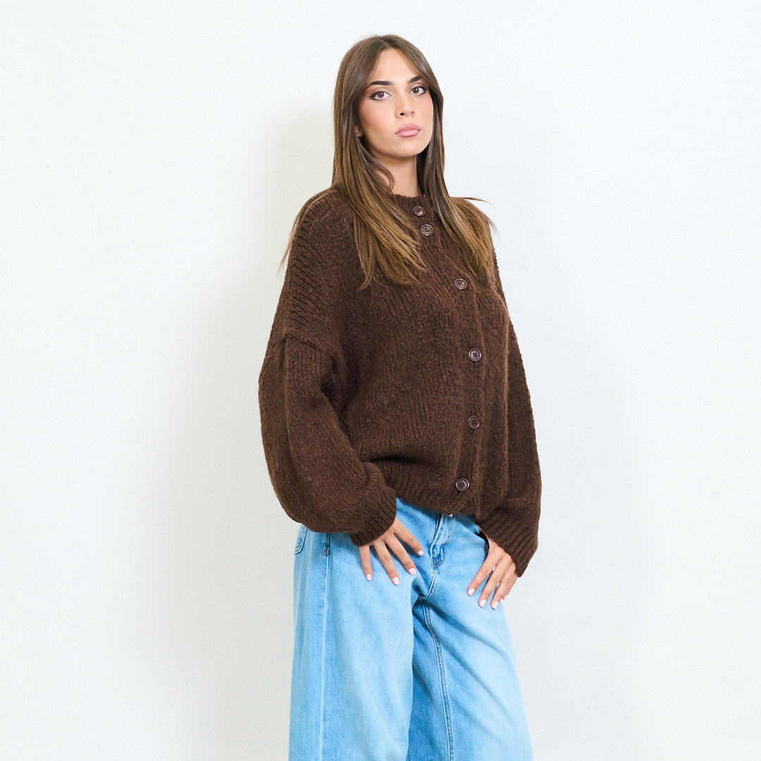 Oversize Strickjacke