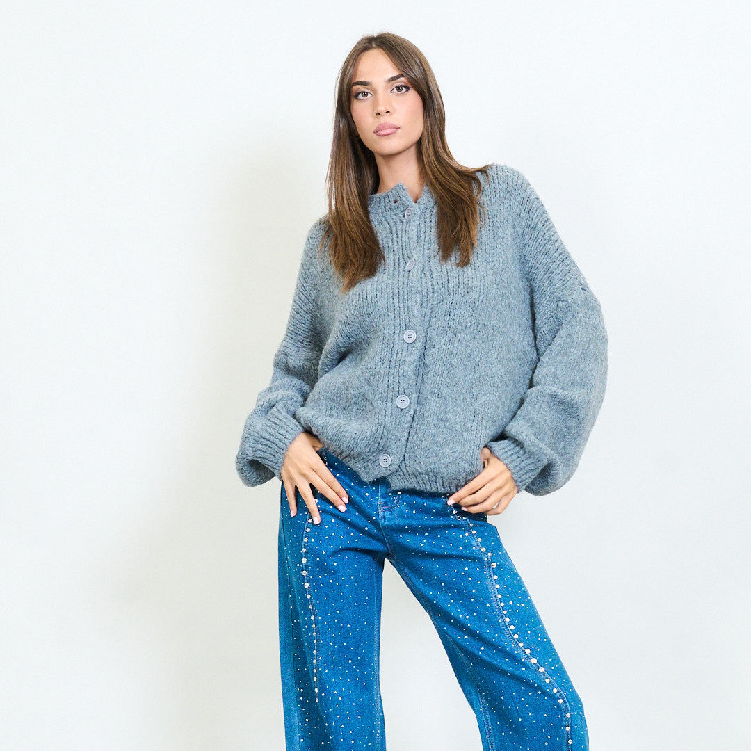 Oversize Strickjacke