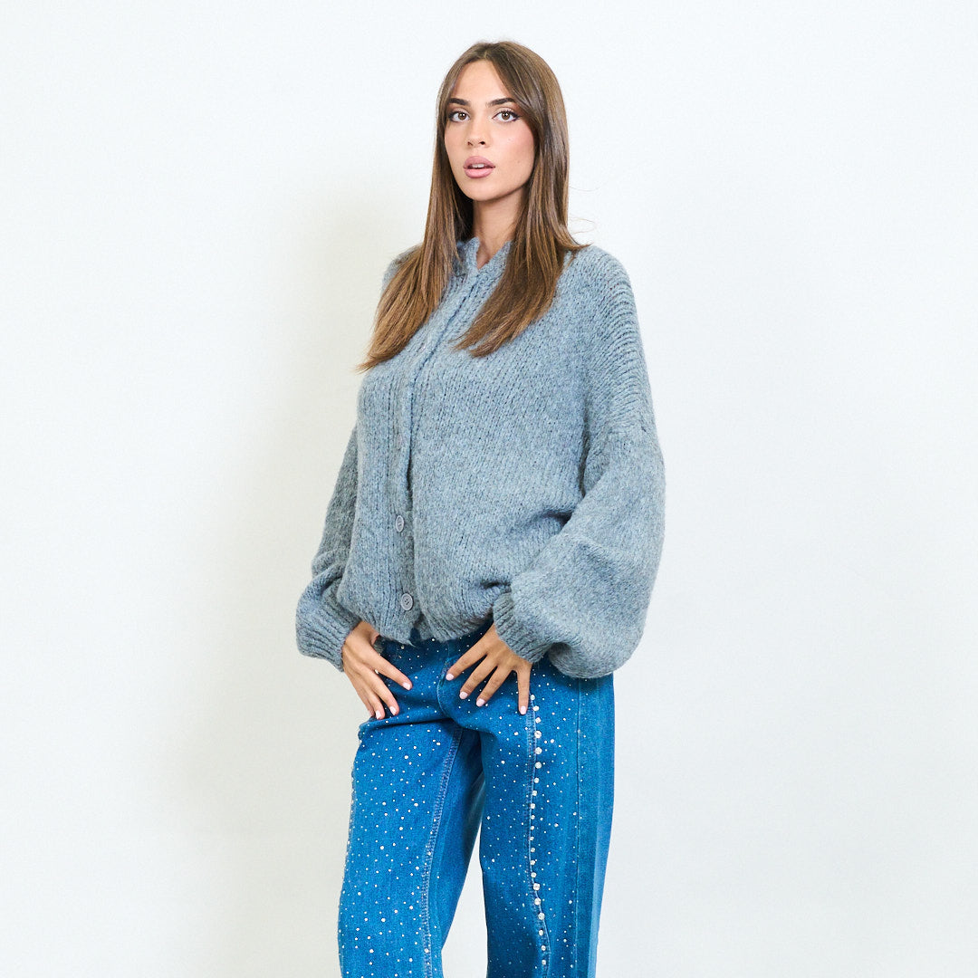 Oversize Strickjacke