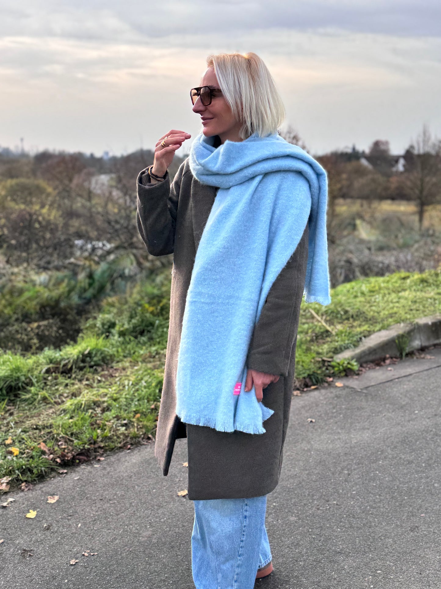 Zwillingsherz XXL-Kuschelschal