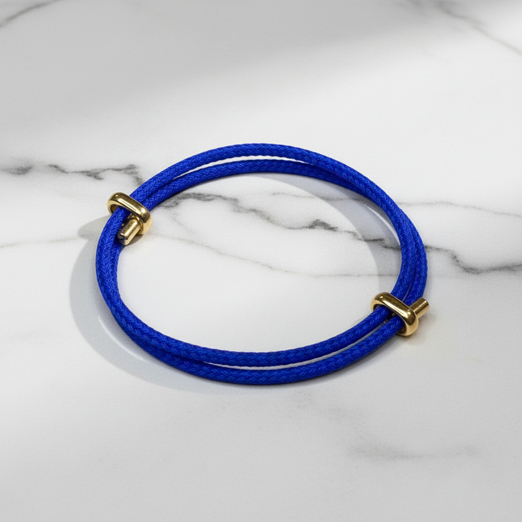 Geflochtenes Stahlarmband