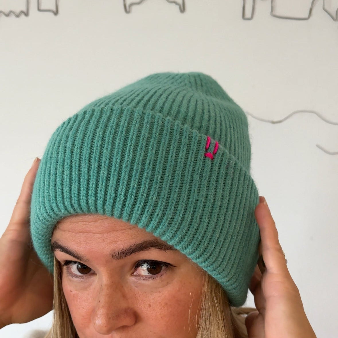 Strickmütze Angora