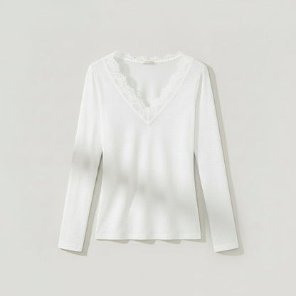 Longsleeve mit Spitze