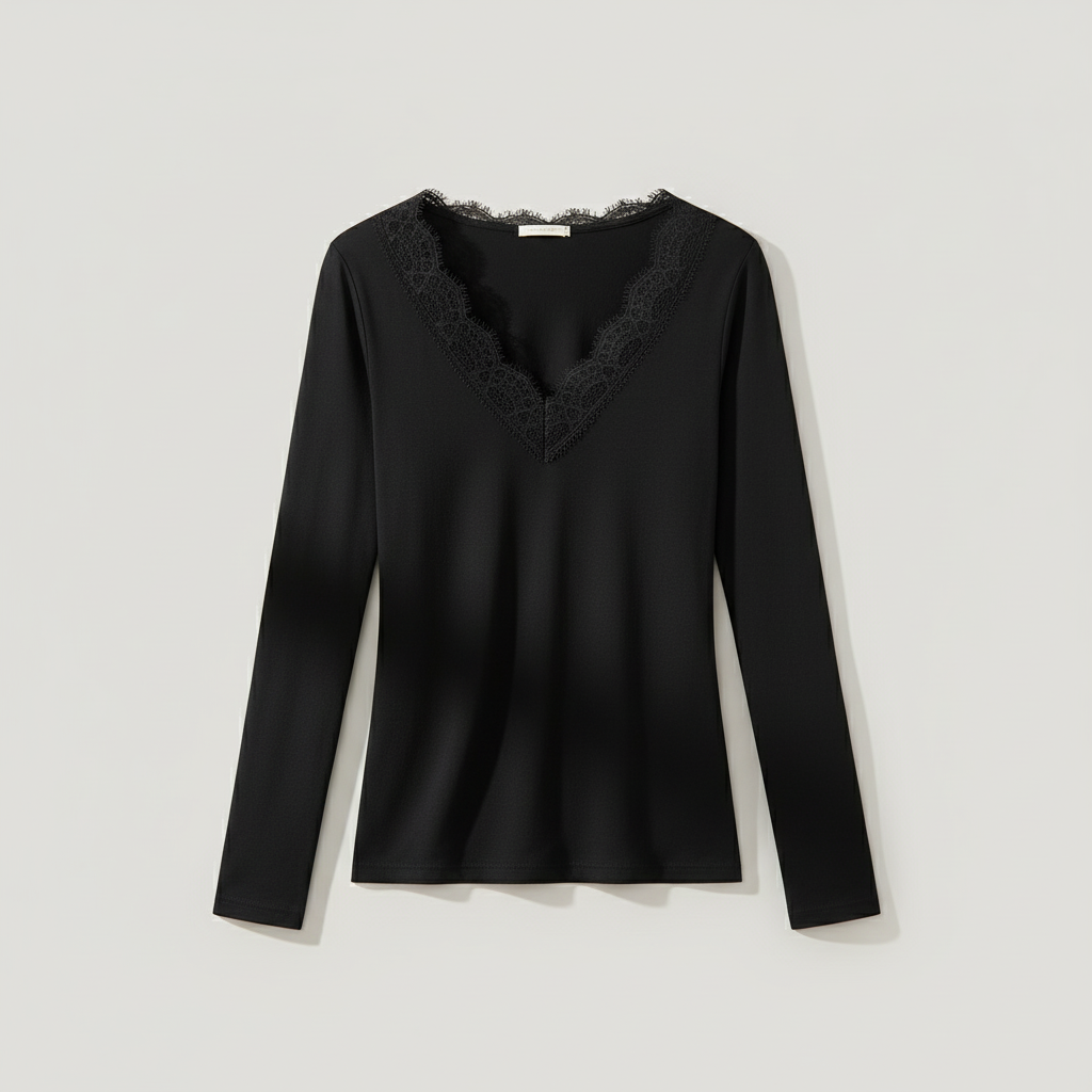 Longsleeve mit Spitze