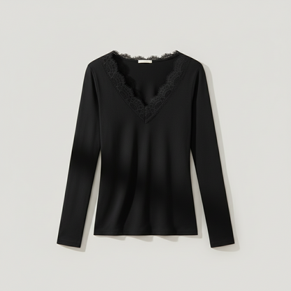 Longsleeve mit Spitze