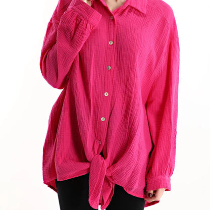 Musselinbluse Oversize