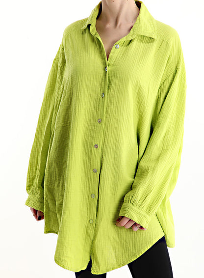 Musselinbluse Oversize
