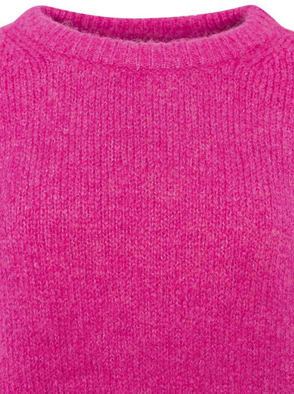 Zwillingsherz kuscheliger Wollmix Rundhalspullover