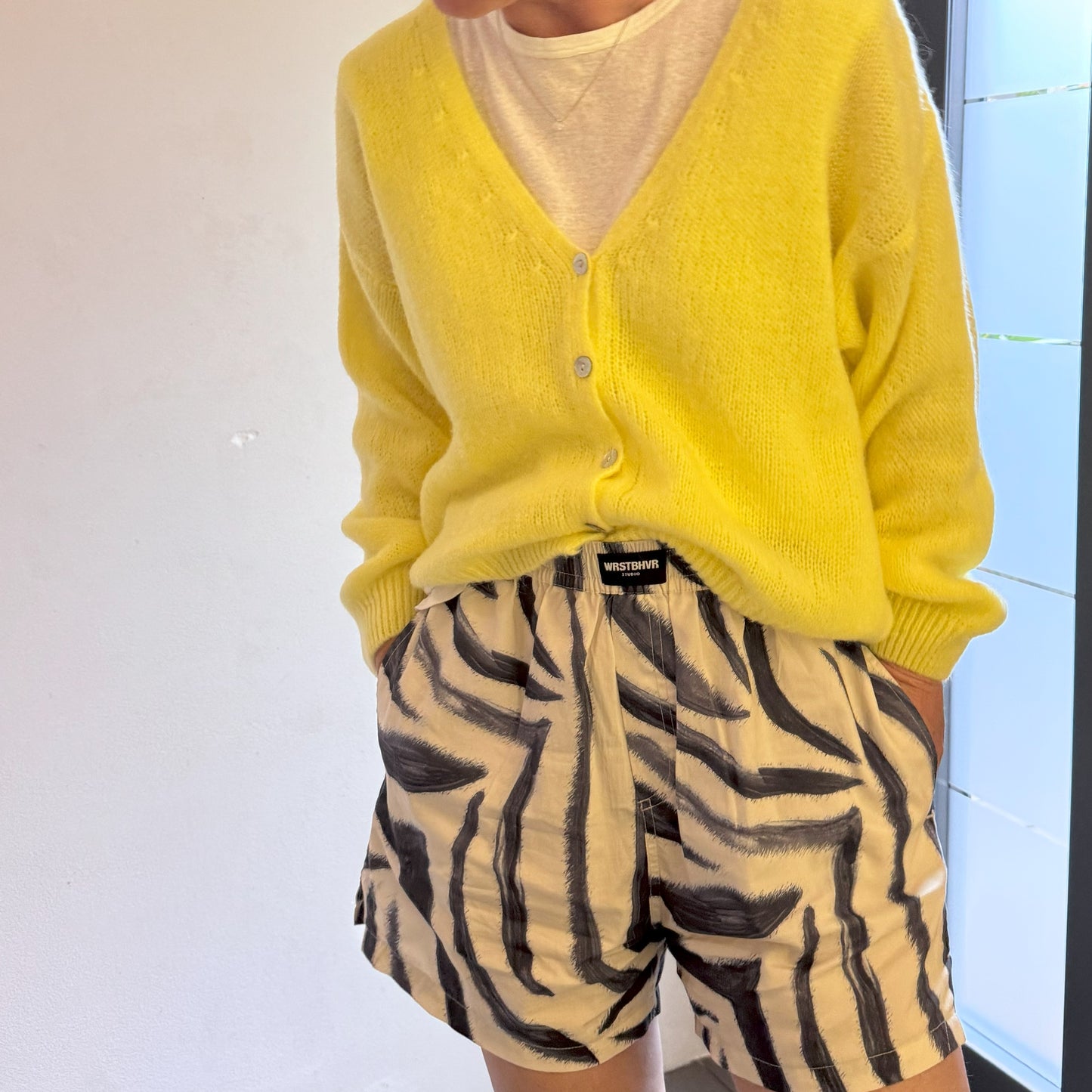 Zwillingsherz Cardigan Lemon