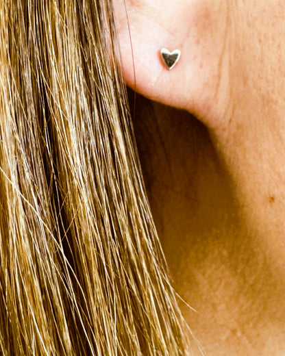 Herzstück - 925 Silber Ohrstecker