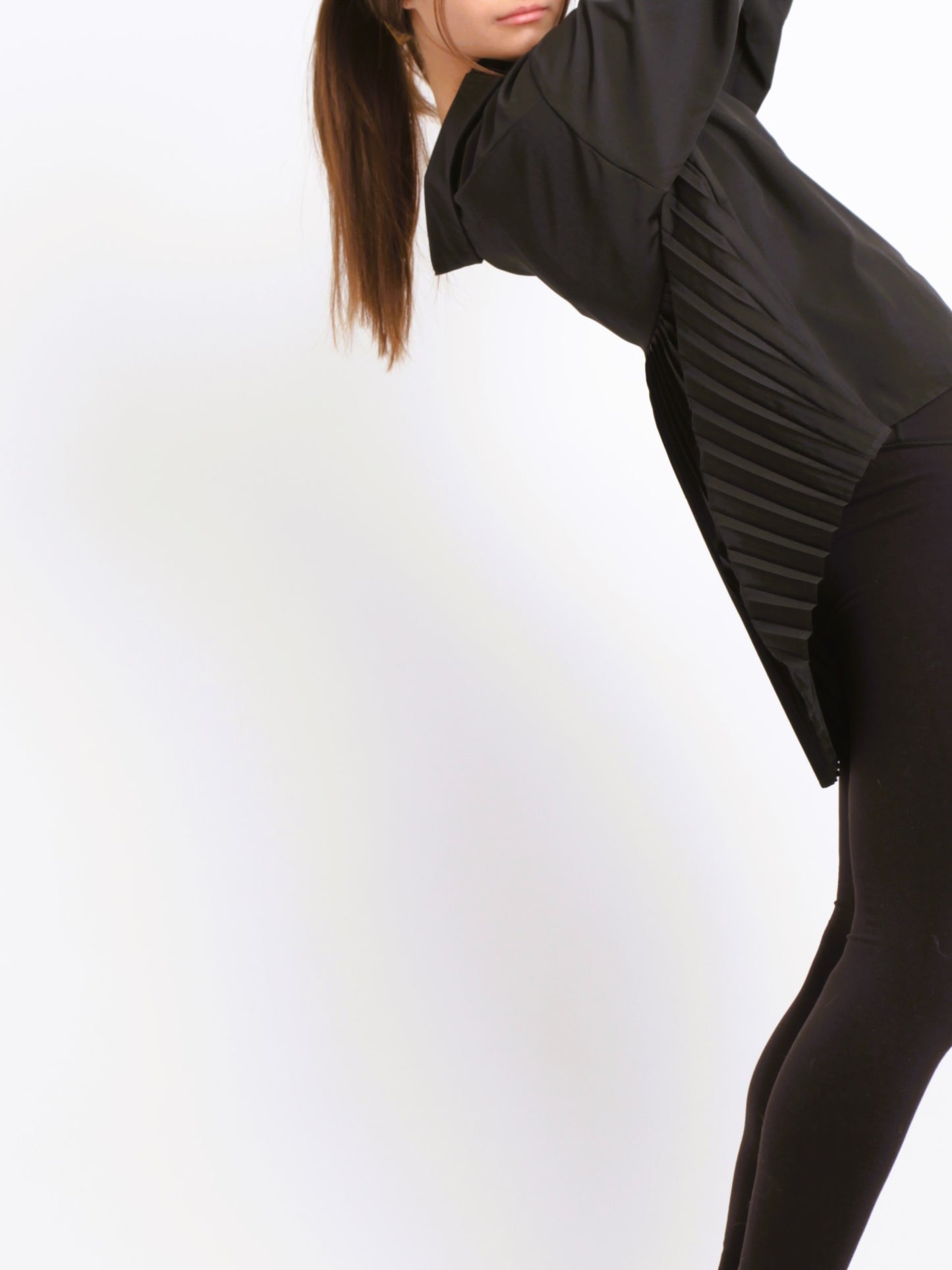 Plissé Back Blouse