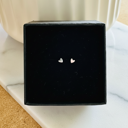 Herzstück - 925 Silber Ohrstecker