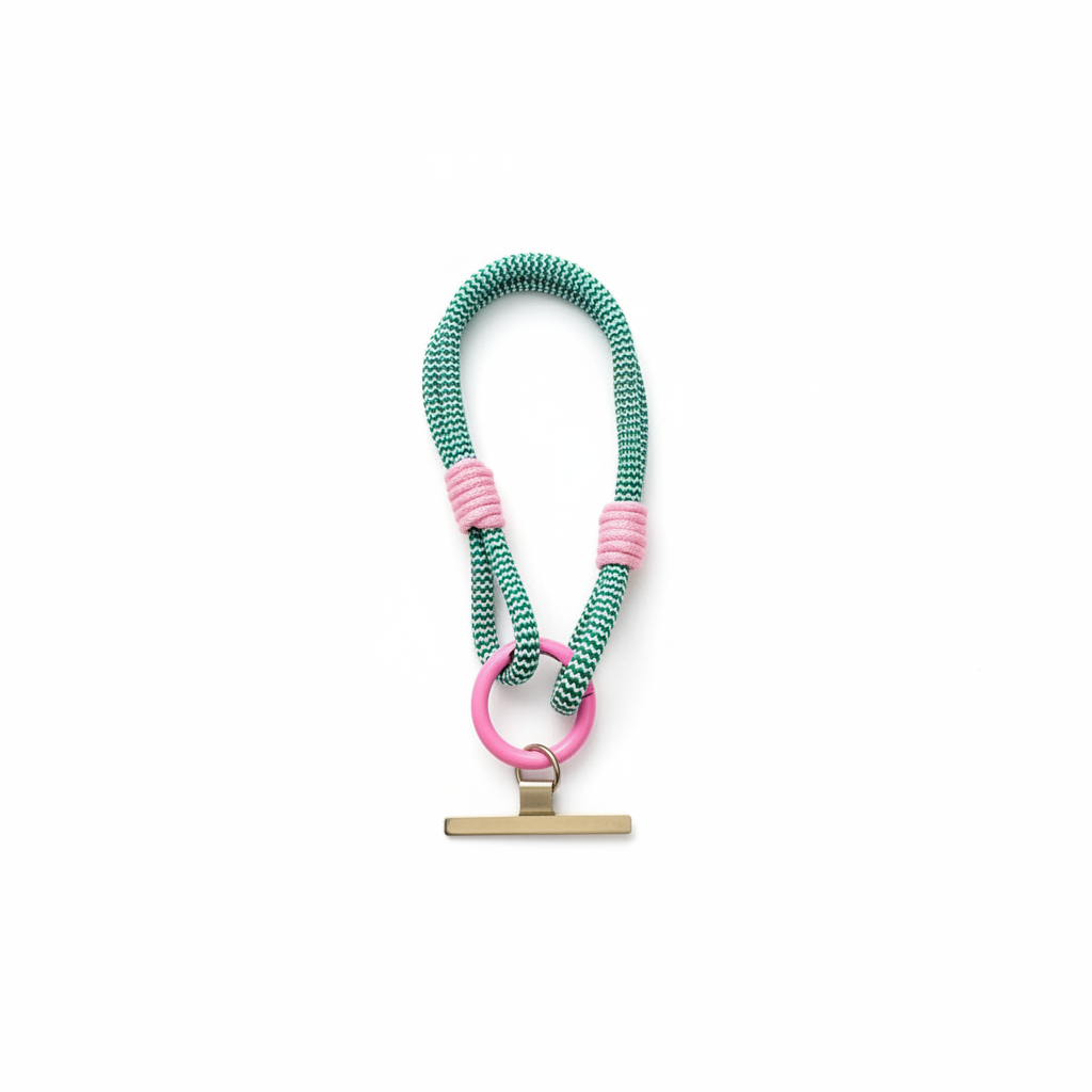 MonoLoop Grün-Weiss-Rosa