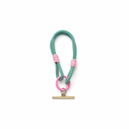 MonoLoop Grün-Weiss-Rosa