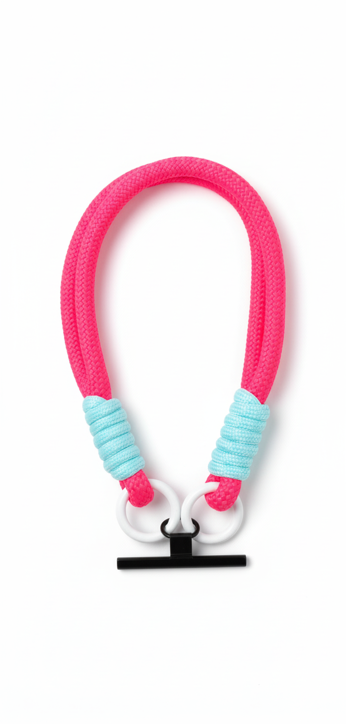 MonoLoop Neon-Pink-Türkis